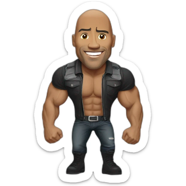 The rock qui fait un pouce en l'air sticker