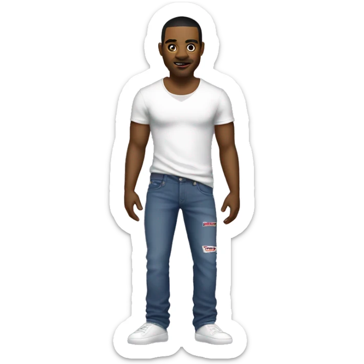 Atlanta gangster w purple brand jeans sticker