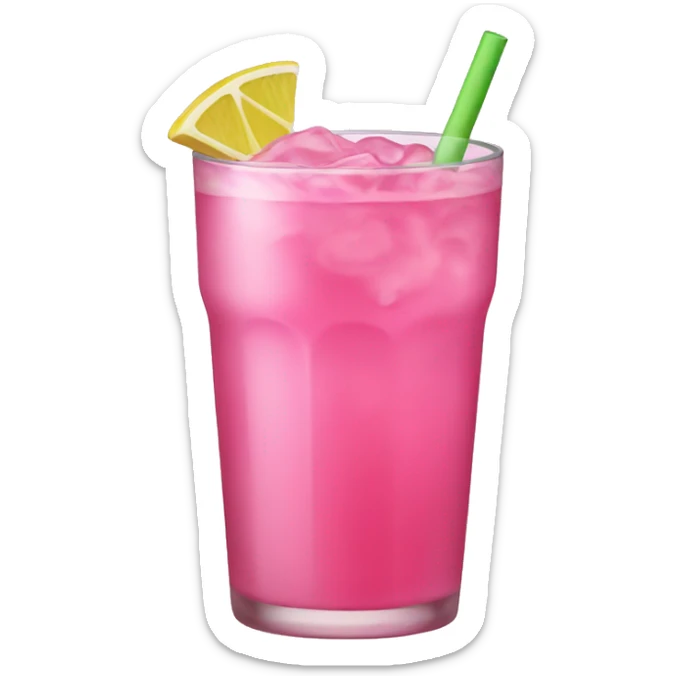 Pink drink sticker