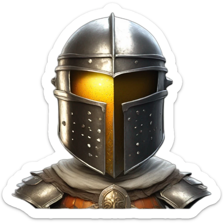solaire from dark souls, very detailed, 8k, intricate details, perfect light sticker