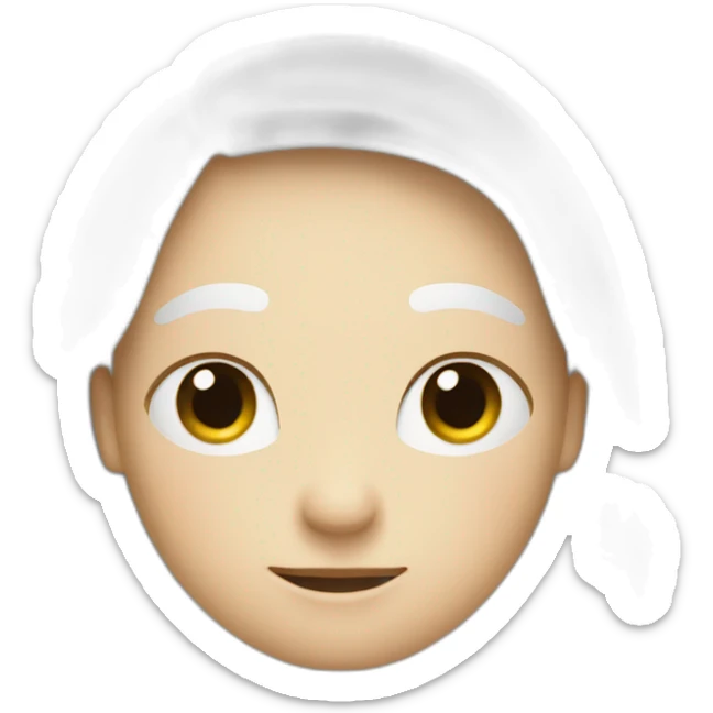 make an emoji with the words Your whitelisted in bold with a sad emoji as the backround in english sticker