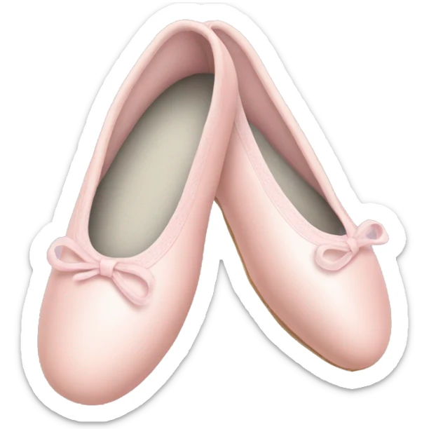 Pale pink ballet shoes sticker