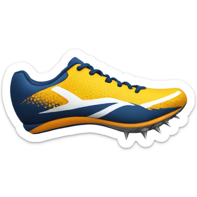 Track spikes  sticker
