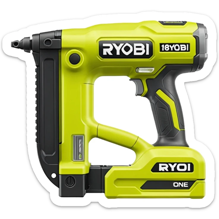 RYOBI 18V ONE+ AirStrike 18-Gauge Cordless Brad Nailer emoji style  sticker