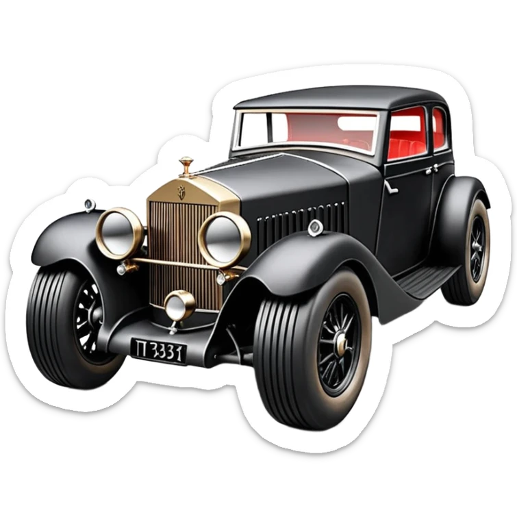 1:10 off-road lcg Basher Batman’s 1934 blackened tarnished Darth Vader hotrod ford jaguar Rolls Royce rc car (extra wide tires without fenders) sticker
