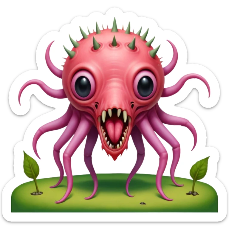 cinematic - hieronymus bosch phantasmagoric mutant creatures from the garden of earthly delights sticker