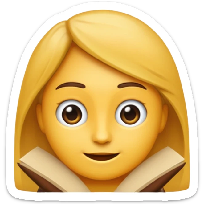 Emoji de Trevor con una letra V pequeña en su medio sticker