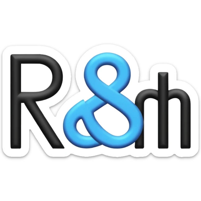 the word "RCH" on a sign with no other letters, words, or numbers sticker