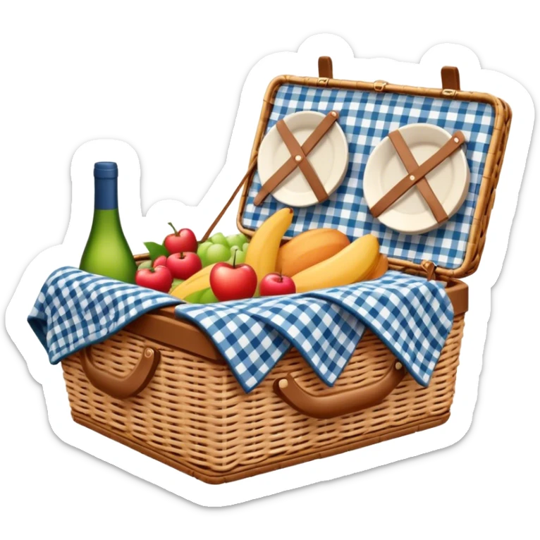 picnic basket sticker