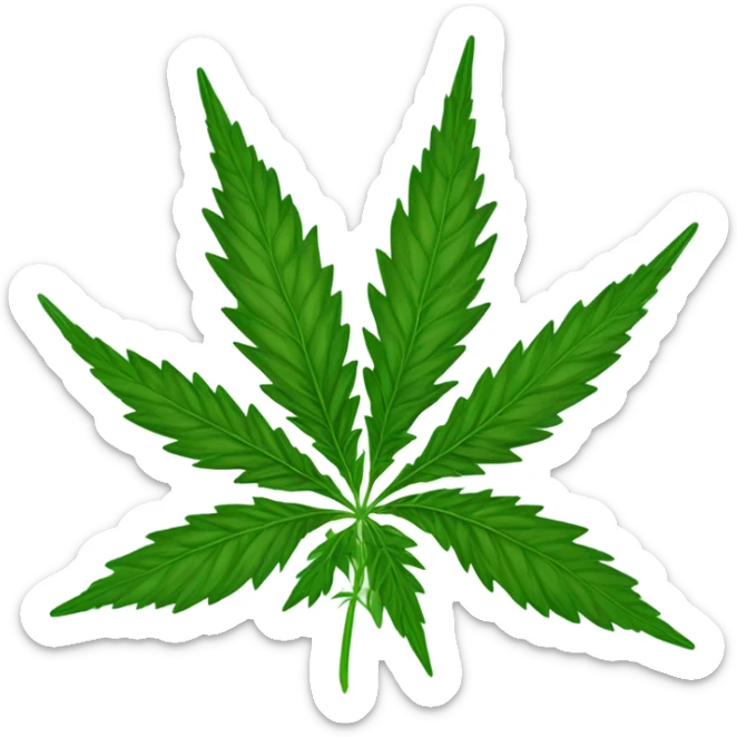 Weed sticker
