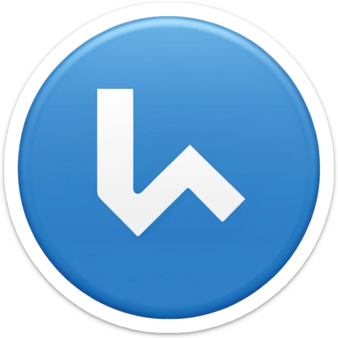 "Símbolo no formato de círculo, fundo sólido na cor azul oficial do Instagram (#0095F6), com um check branco nítido e alinhado no centro. Estilo minimalista, sem sombras, exatamente como o selo de verificação do Instagram." sticker