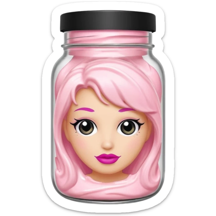 Sassy scents girl boss whipped soap in a jar with a black lid sticker