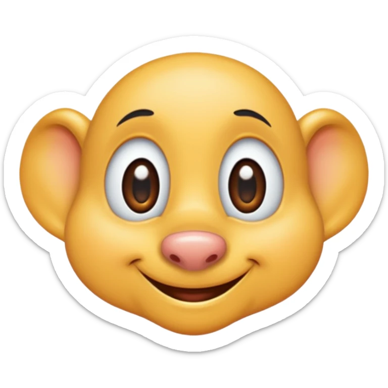 
disney spooky   nose cartoon -style/cute and transparent for a sticker sticker