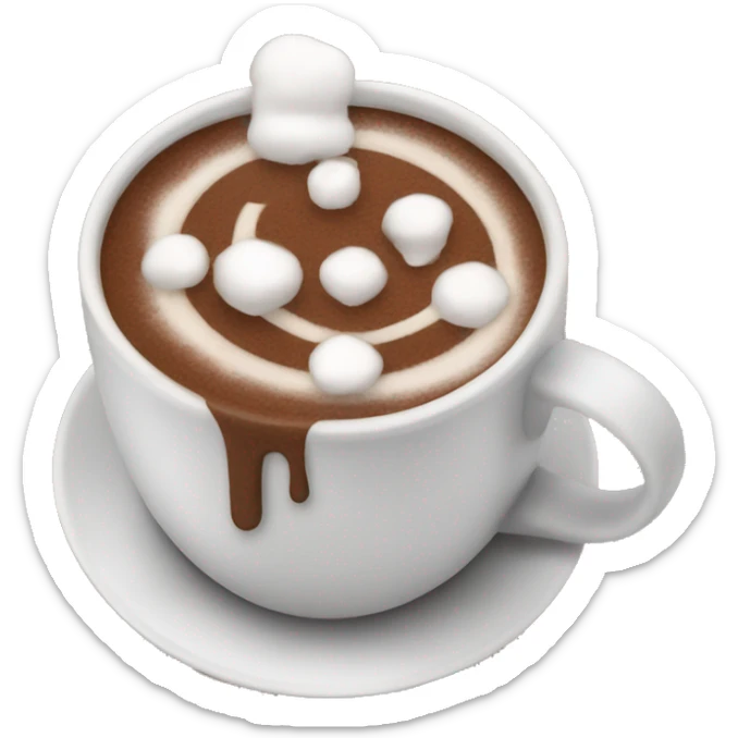hot chocolate  sticker