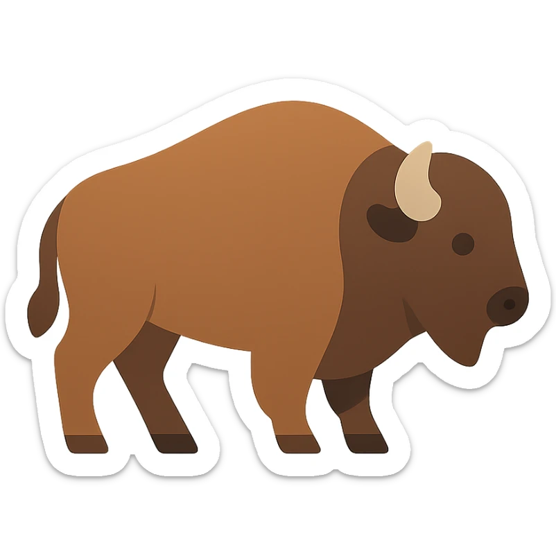 Buffalo sticker