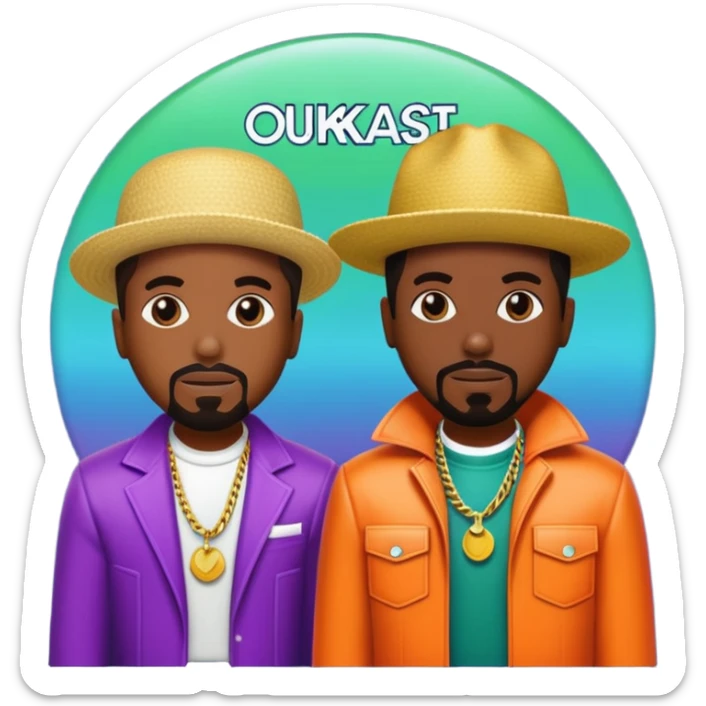 the OutKast album stankonia in emoji from sticker