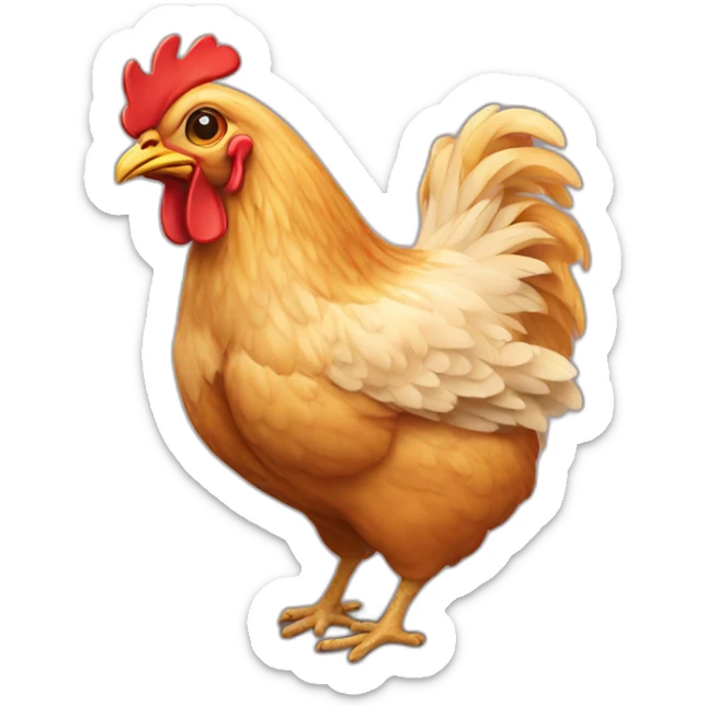 Chiken sticker