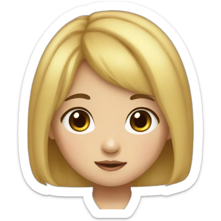 little Korean girl of the meme sticker