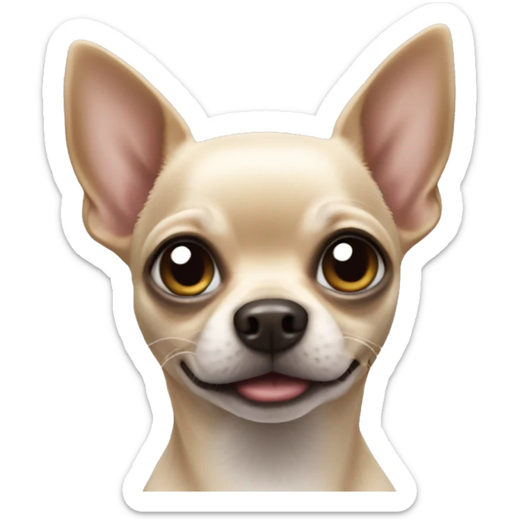 black chihuahua sticker
