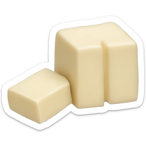 White chocolate  sticker