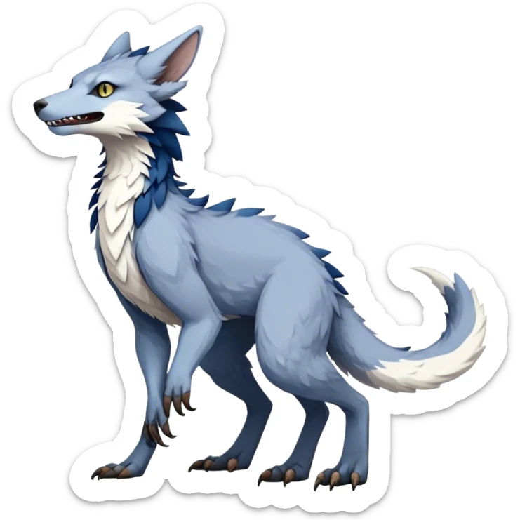 Modern Vernid-Sergal-Trico-species by LiLaiRa full body sticker