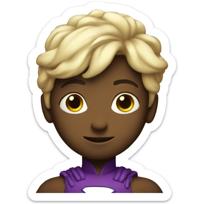 when super hero is young sticker