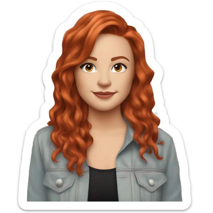 Kayleigh Rose Amstutz, known professionally as Chappell Roan, is an American singer and songwriter from Missouri. Working with collaborator Dan Nigro, the majority of her music is inspired by 1980s synth-pop copper red hair long sticker