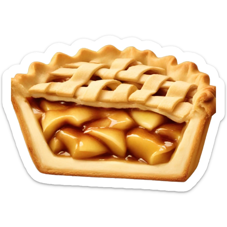 Apple pie sticker
