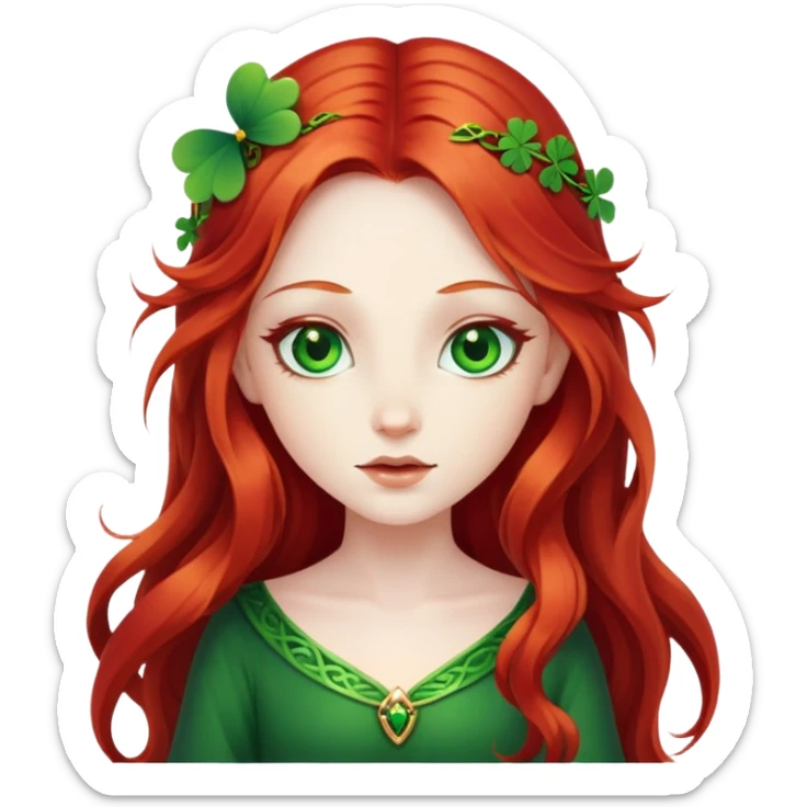 Irish fairy sticker