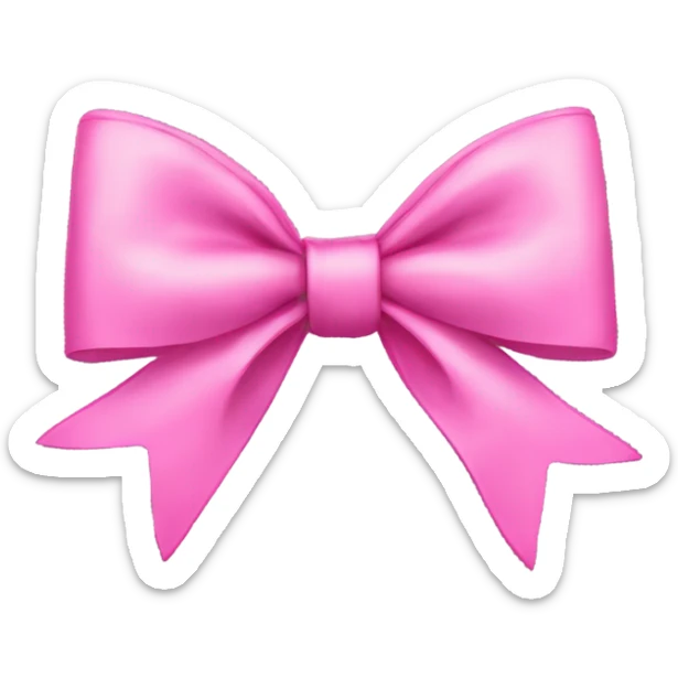 coquette bow sticker
