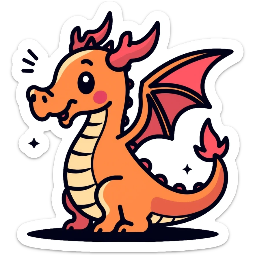 dragon sticker