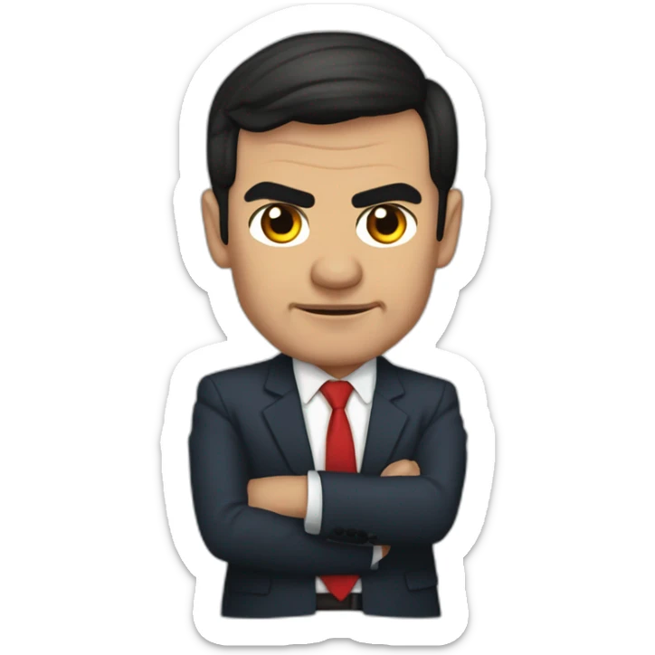 Pedro Sánchez diablo sticker
