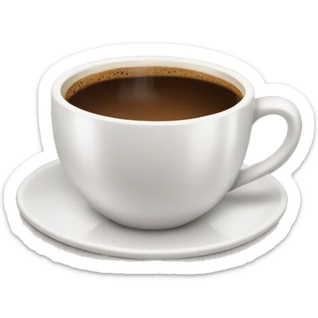 cup of coffe sticker