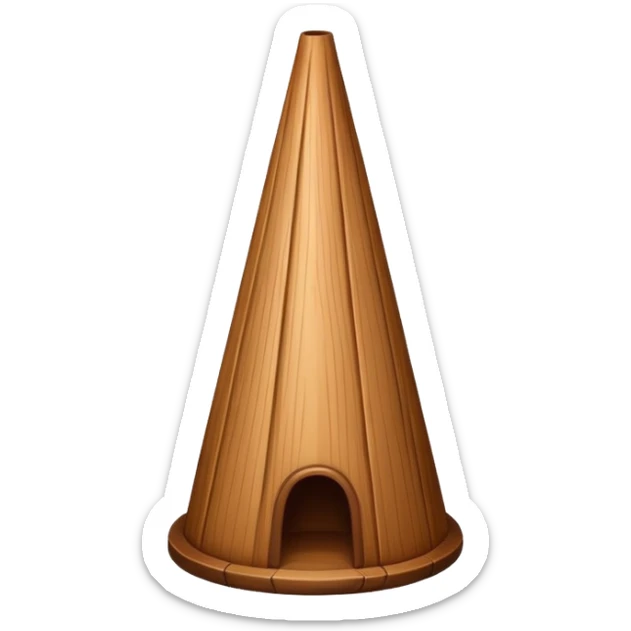 Generate for me an emoji about the authentic Assyrian musical wood wind instrument the Zorna sticker