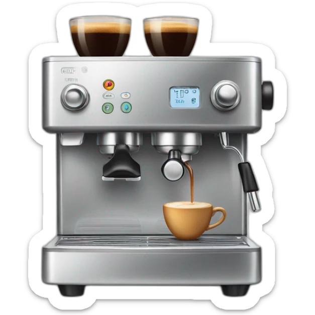 espresso machine sticker
