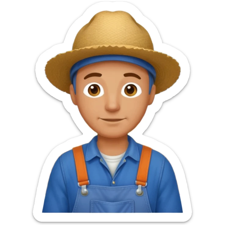 Farmer sticker