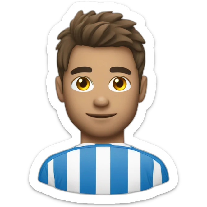 Toma mi foto de perfil y crea emojis sobre soccer sticker