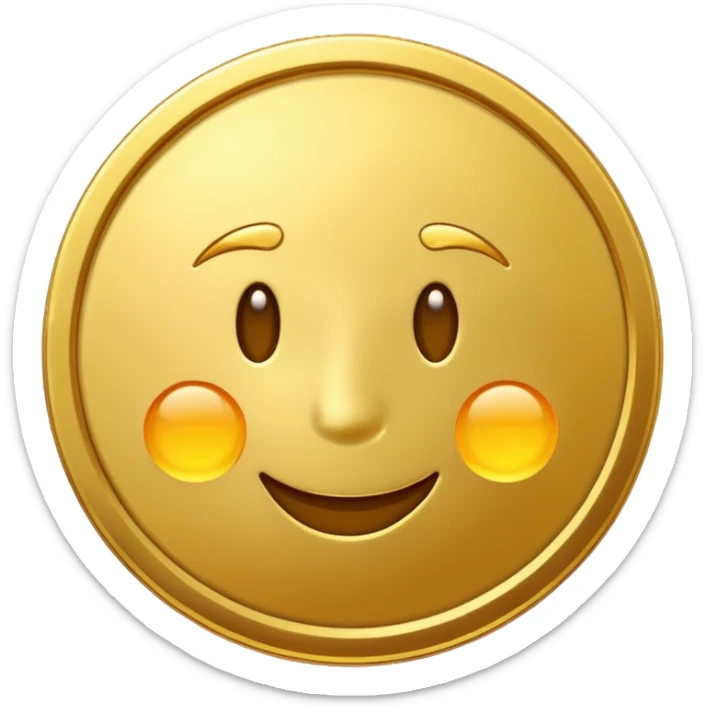 The secret to success emoji that looks like digital currency sticker