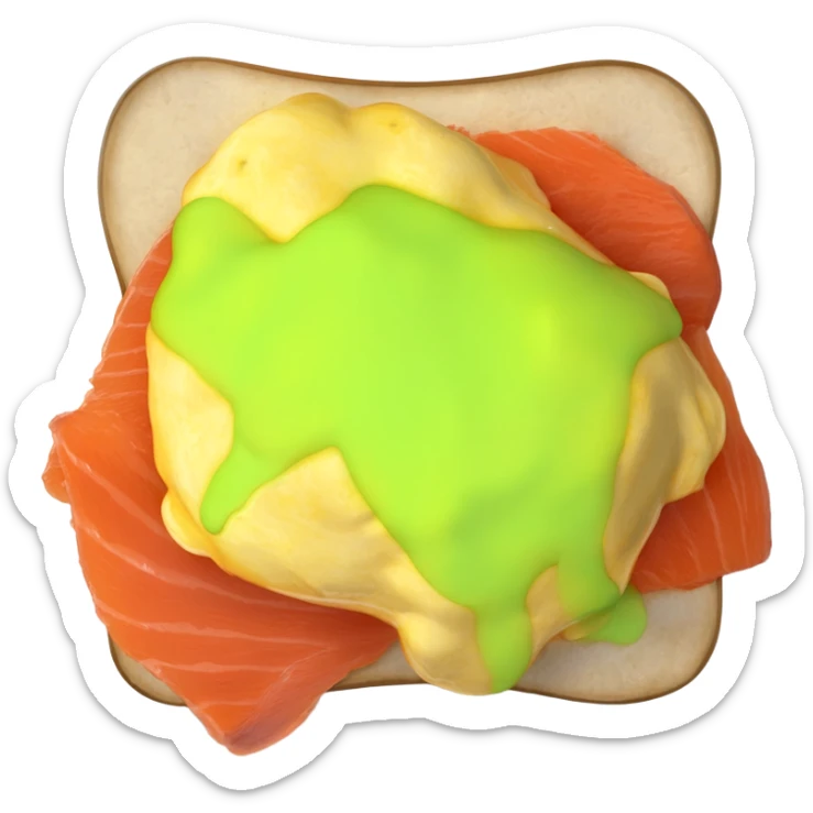 egg benedict sticker