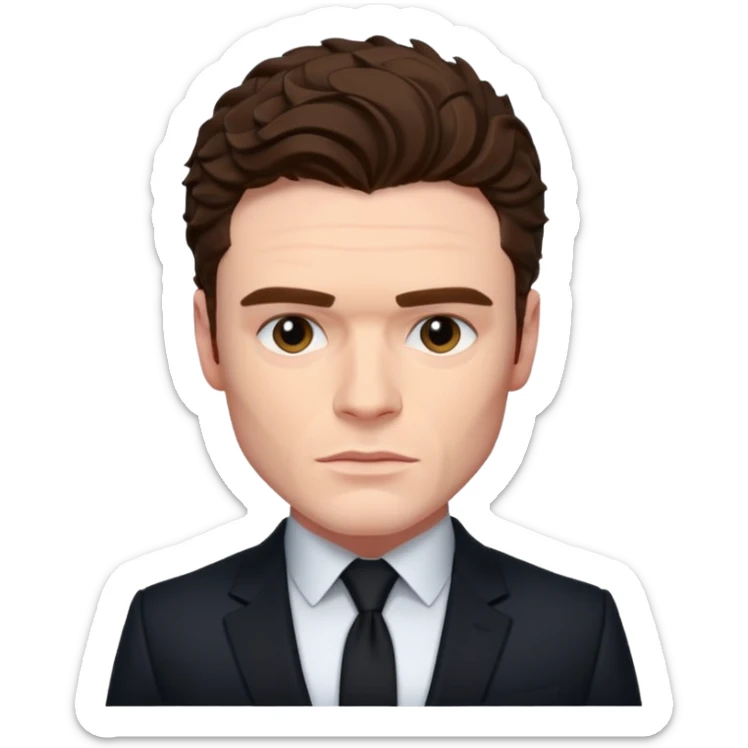 Richard Madden as his character in the Bodyguard TV series. sticker