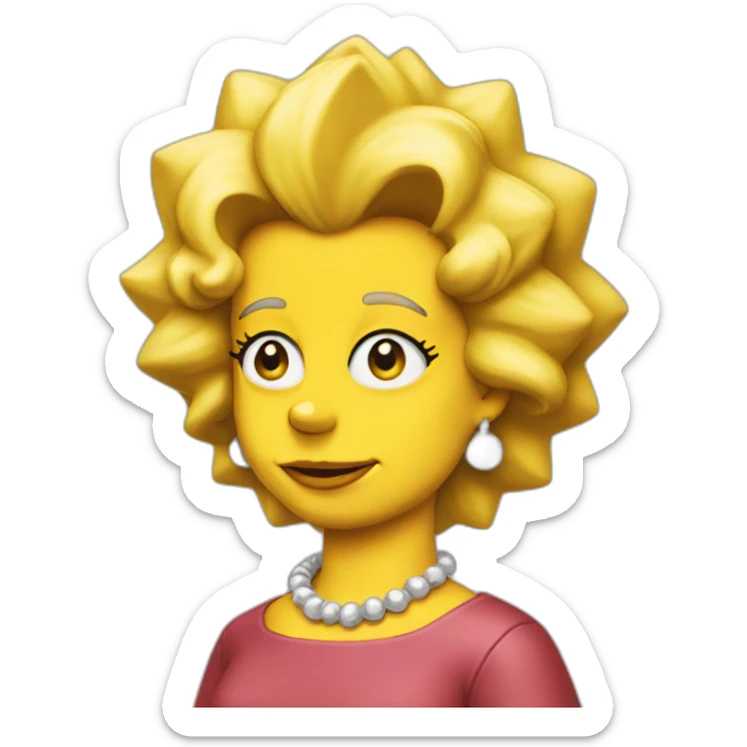 Lisa simpson sticker