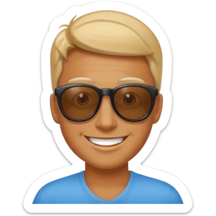 emoji que transmita el concepto de navegar por le mundo sticker