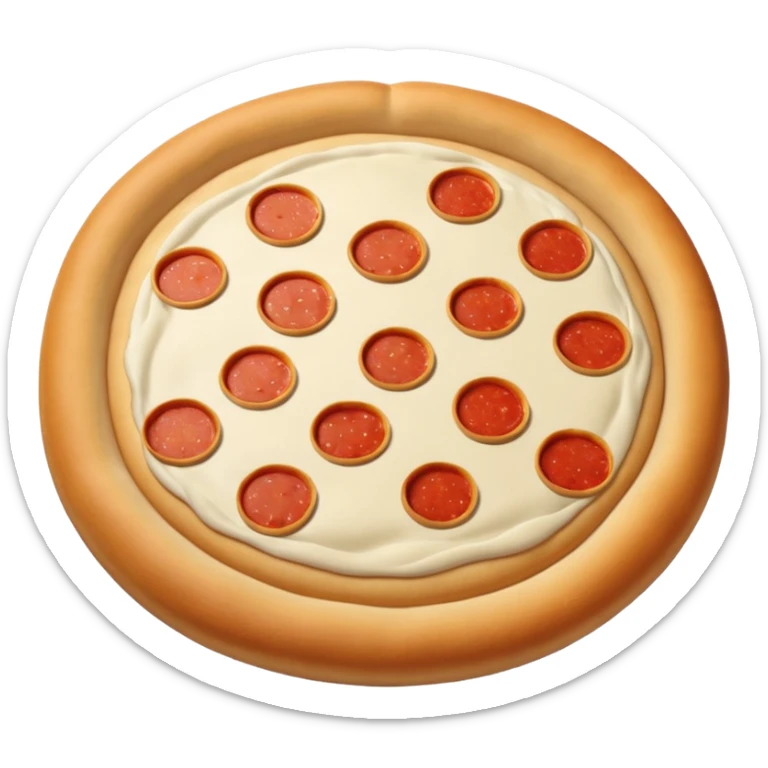 Masa de pizza sola sticker
