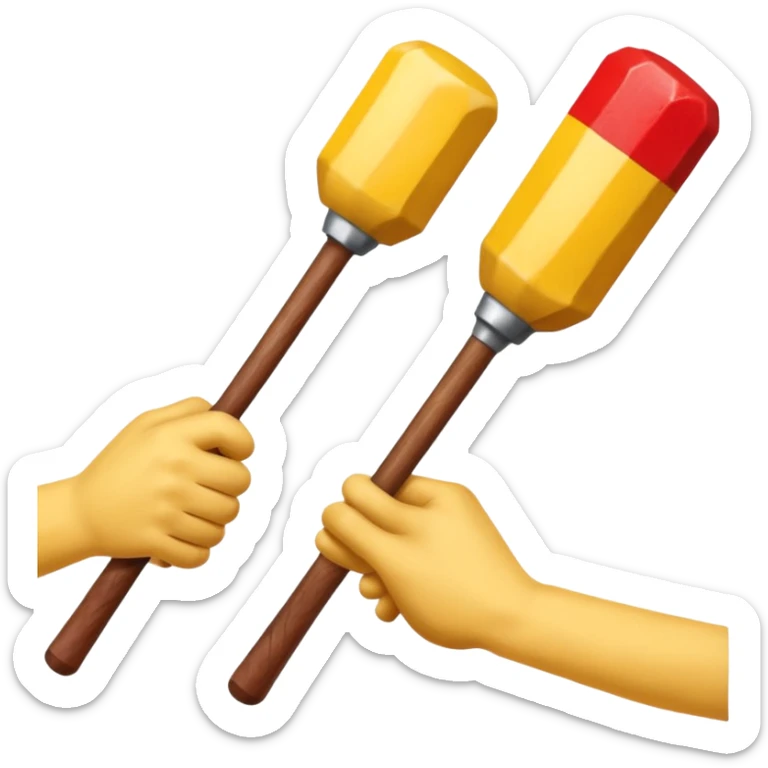 Passing the baton to another while running. I just want the baton to be passed between hands. We don't nee full body. Let the hands be yellow and baton red sticker