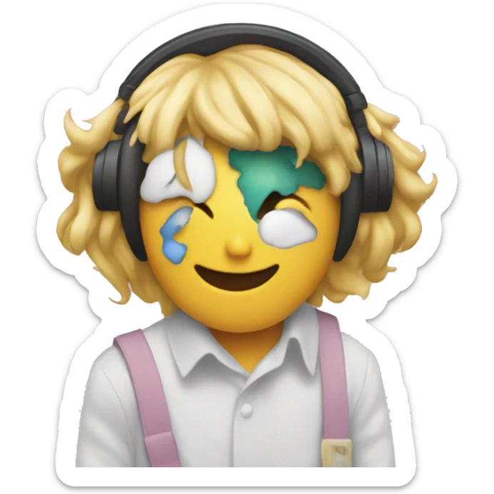Album cover from TXT as an emoji  sticker