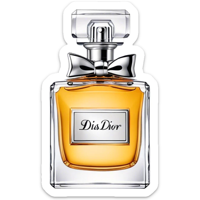 Miss dior perfume sticker