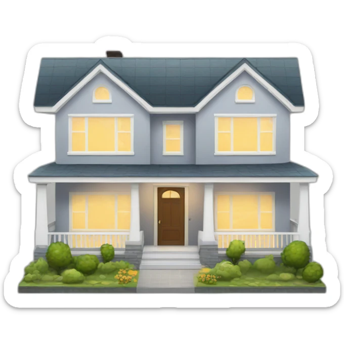 Modern House sticker