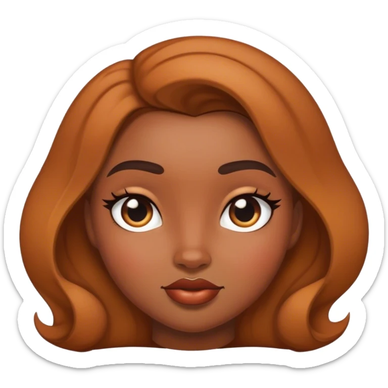 Girl with exaggerated curves sticker