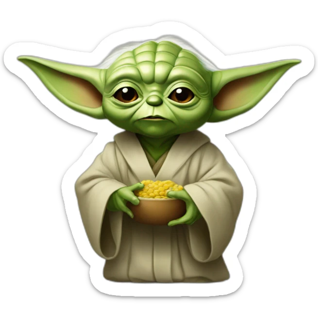 YODA VOTANDO EN COLOMBIA POR EL PARTIDO PACTO HISTORICO sticker