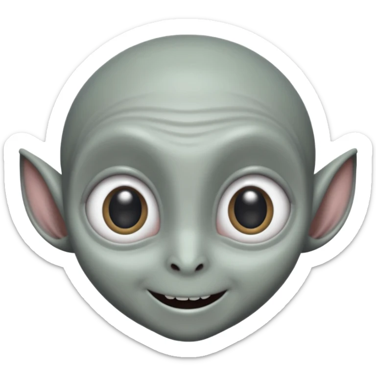 I want you to create an alien just like jaddu from movie koi mil gya sticker